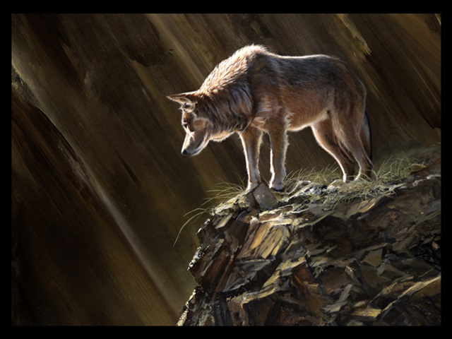 IB: Lone Wolf, giclee limited edition print - Click Image to Close